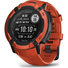 Garmin Zegarek sportowy Garmin Instinct 2X Solar Czerwony  (010-02805-01)