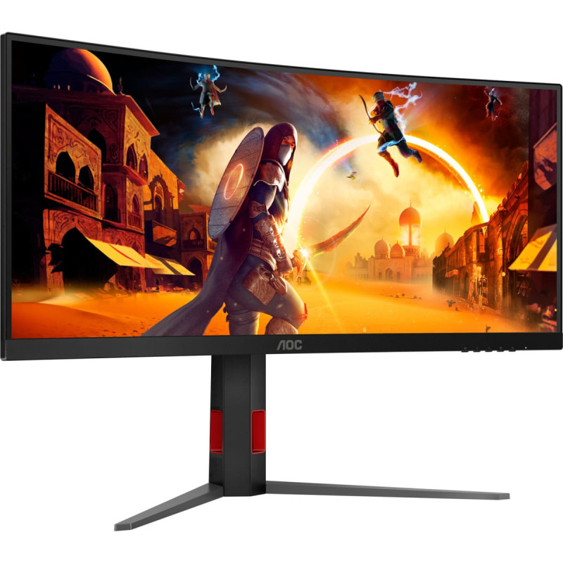 AOC G4 CU34G4Z kompiuterio monitorius 86,4 cm (34") 3440 x 1440 pikseliai Wide Quad HD LED Juoda, Raudona