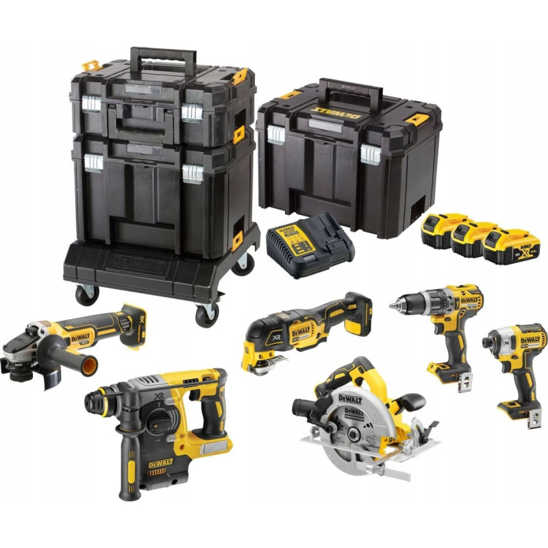 Dewalt Zestaw elektronarzędzi Dewalt 14-elementowy (DCK685P3T-QW)
