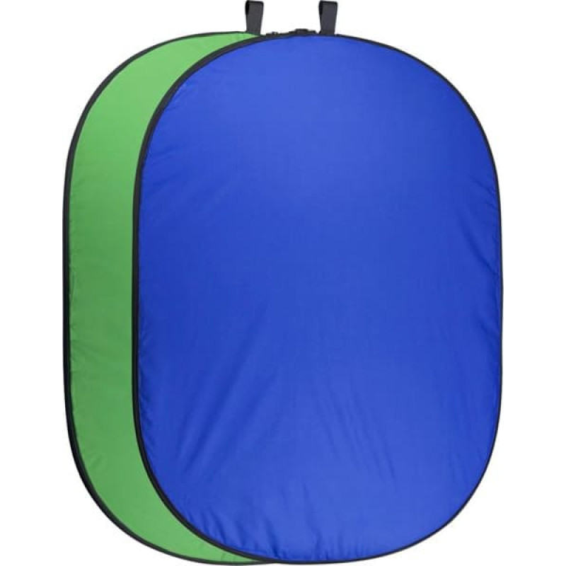 Walimex pro Falthintergrund 200x230cm gr&uuml;n/blau