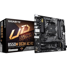 Gigabyte B550M DS3H AC R2 pagrindinė plokštė AMD B550 AM4 lizdas „micro ATX“