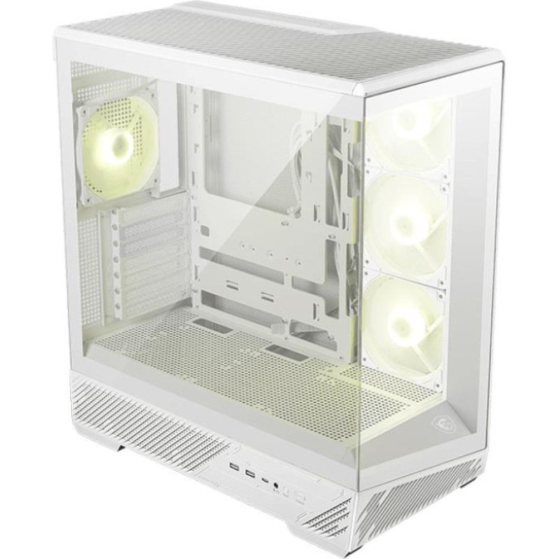 MSI CASE MIDITOWER ATX W/O PSU/MAG PANO 130R PZ WHITE MSI