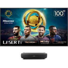 Hisense 100L9HD projekcinis televizorius Ypač trumpo nuotolio projektorius 3000 ANSI lumens DLP UHD 4K (3840x2160) Juoda