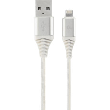 Gembird USB cable Gembird USB-A - Lightning 1 m White (CC-USB2B-AMLM-1M-BW2)
