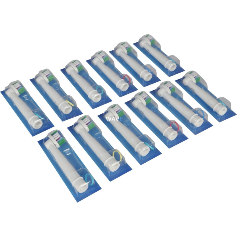 Oral-B Braun Oral-B Pro 3D White brush heads, pack of 12 (white, frustration-free outer packaging)