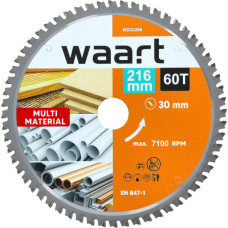 Waart PIŁA TARCZOWA WIDIOWA 216 x 30 x 60Z MULTIMATERIAL.