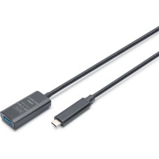 Digitus | Active USB 3.2 Gen2 10G extension cable | DA-73113 | USB-C to USB-A