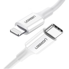 Ugreen USB cable Ugreen USB-C - Lightning 1.5 m White (6957303867486)