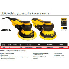 Mirka DEROS680CV  SZLIF. MIMOŚRODOWA 150