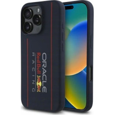 Red Bull RBHMP16L24SIOLRV iPhone 16 Pro 6.3" Hard Case Navy Silicone Vertical Logo MagSafe