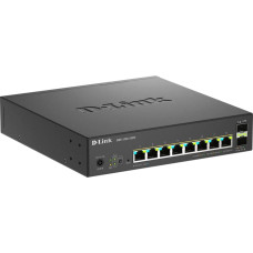 D-Link DMS-1250-10SPL/E, switch black, 120W PoE budget