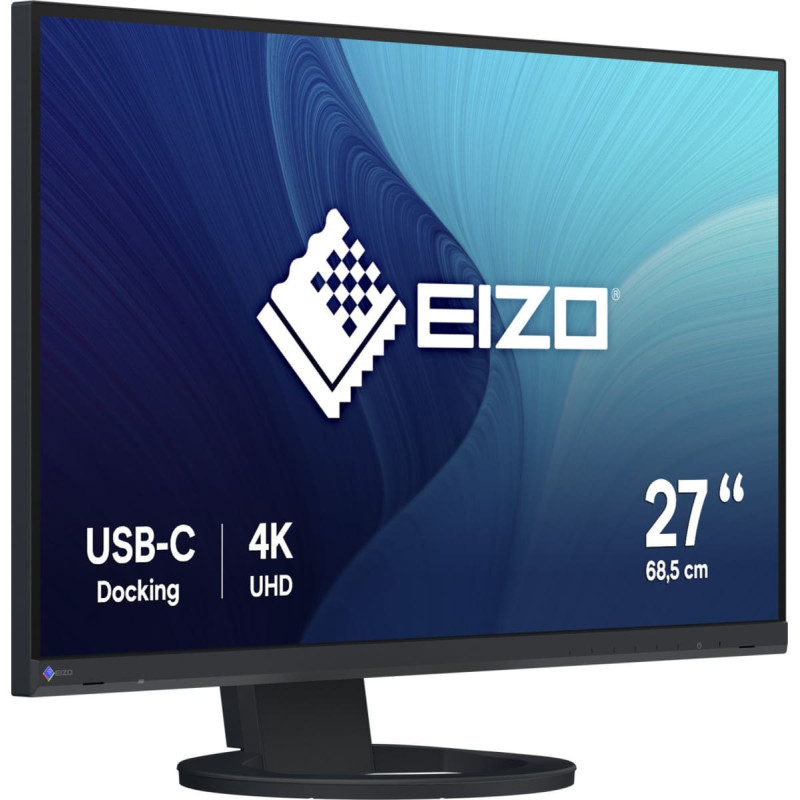 Eizo EV2740S FlexScan, LED monitor, - 27 - black, UltraHD/4K, IPS, USB-C, HDMI, DP, USB hub