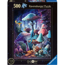 Ravensburger Puzzle Glow in the Dark - Mushrooms in the Moonlight 500 pieces