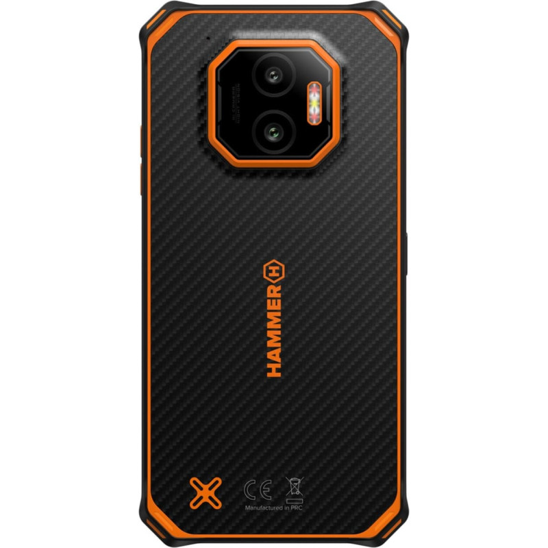 Hammer Energy X2 | Orange | 6.1 " | IPS | 1560 x 720 pixels | Mediatek | Internal RAM 6 GB | 128 GB | Dual SIM | 4G | Main camera resolution 50 MP | Android | 15 | 5000 mAh