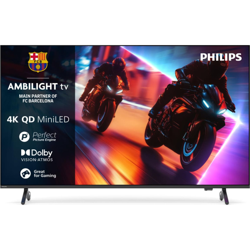 Philips TV Set|PHILIPS|65 "|4K Ultra HD|3840 x 2160 pixels|Flat|16:9|QD-Mini LED|65MLED910/12