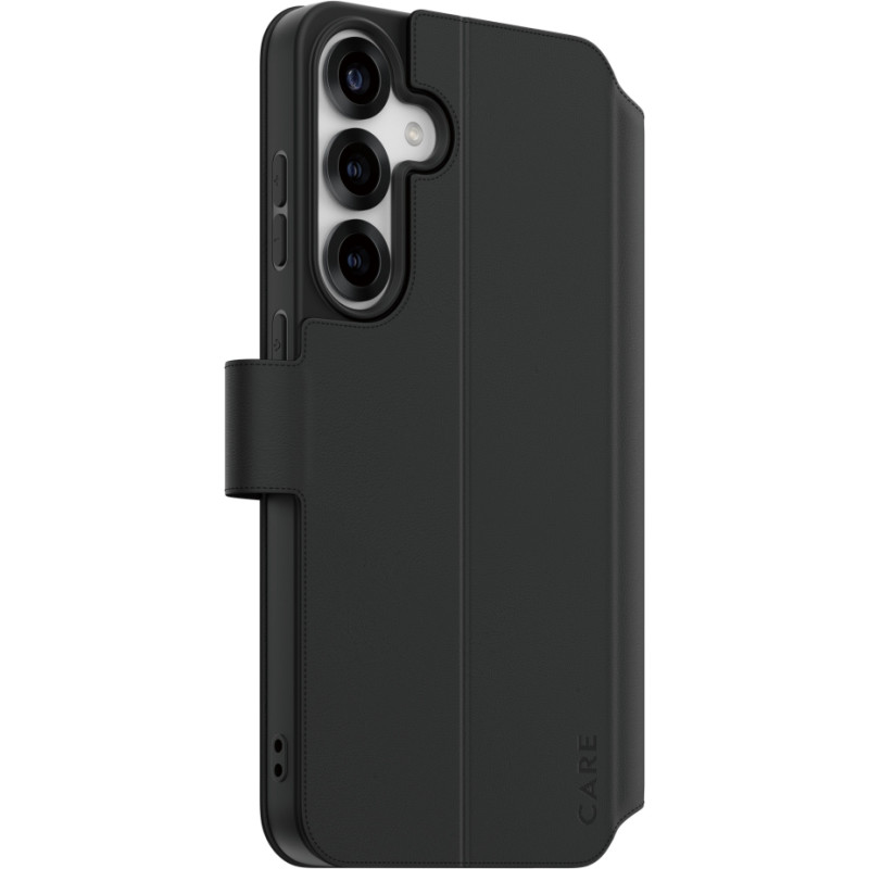 Panzerglass CARE by ® Feature Wallet Case w. Kickstand Samsung Galaxy S25+ mobiliojo telefono dėklas Juoda