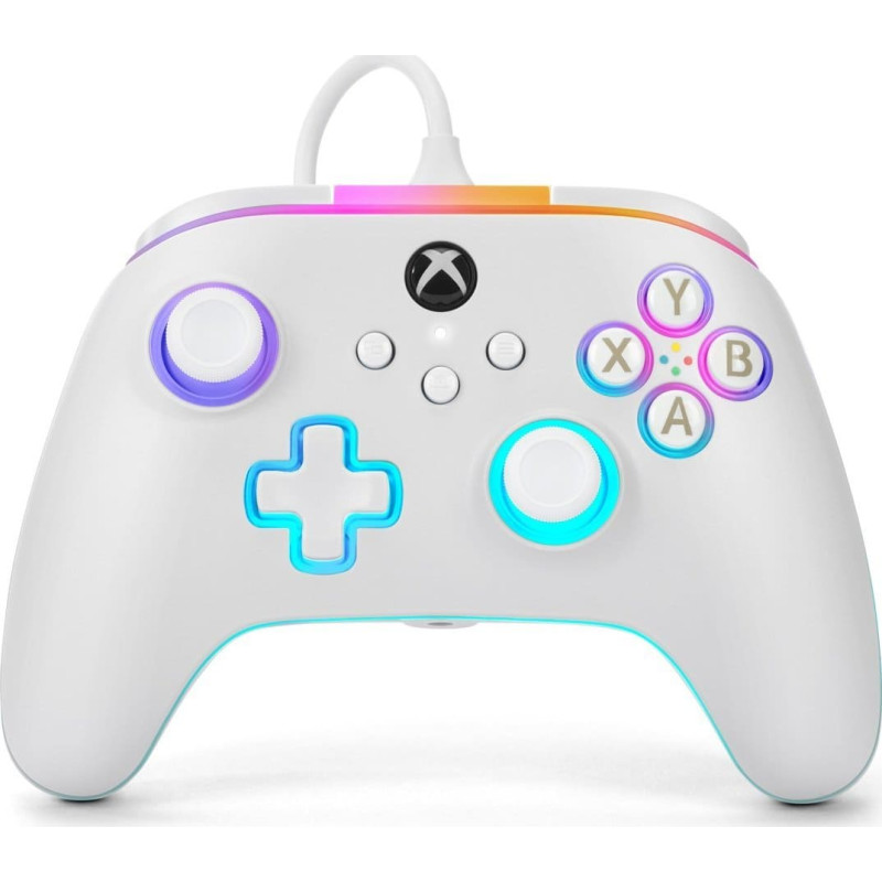 Powera Pad PowerA PowerA XS Pad przewodowy Advantage Lumectra biały