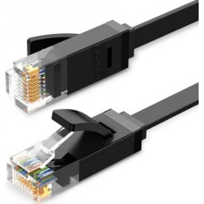 Ugreen Płaski kabel sieciowy UGREEN Ethernet RJ45, Cat.6, UTP, 1m (czarny)