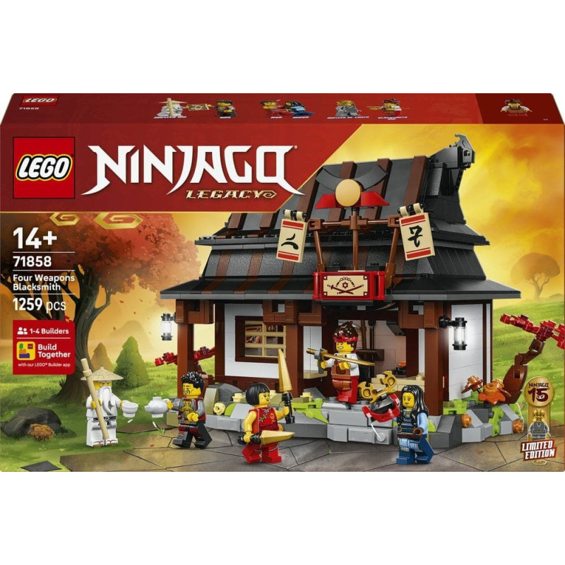 Lego Ninjago Kuźnia Cztery Bronie &mdash; 15-lecie (71858)