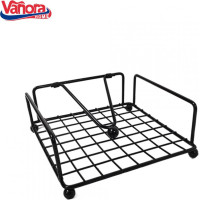 Metalinis servetėlių laikiklis 17.5x17.5x6cm VANORA