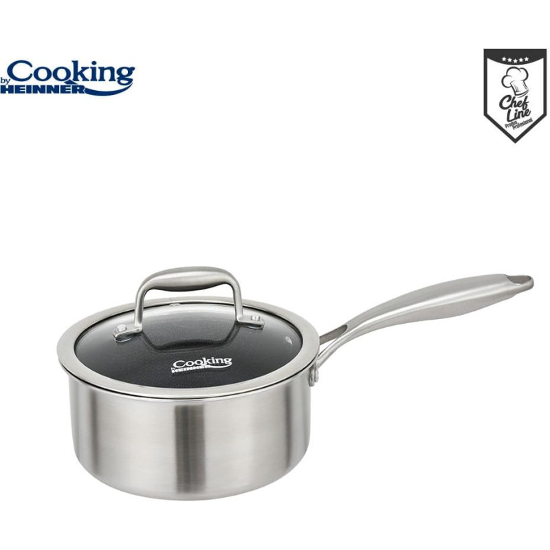 Katlas nerūdijančio plieno su keramikos danga 1,6L 16x8,5 cm HR-MRK-16, COOKING BY HEINNER