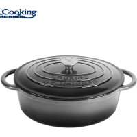 Puodas emaliuotas ketaus 9L 37x29x15cm HR-ZVC-S29OV HEINNER