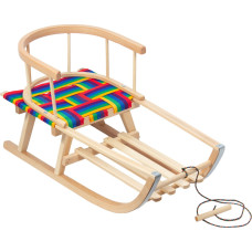 Greenblue SANKI DREWNIANE, Oparcie, Materiałowe siedzisko, DO 100 KG GB154