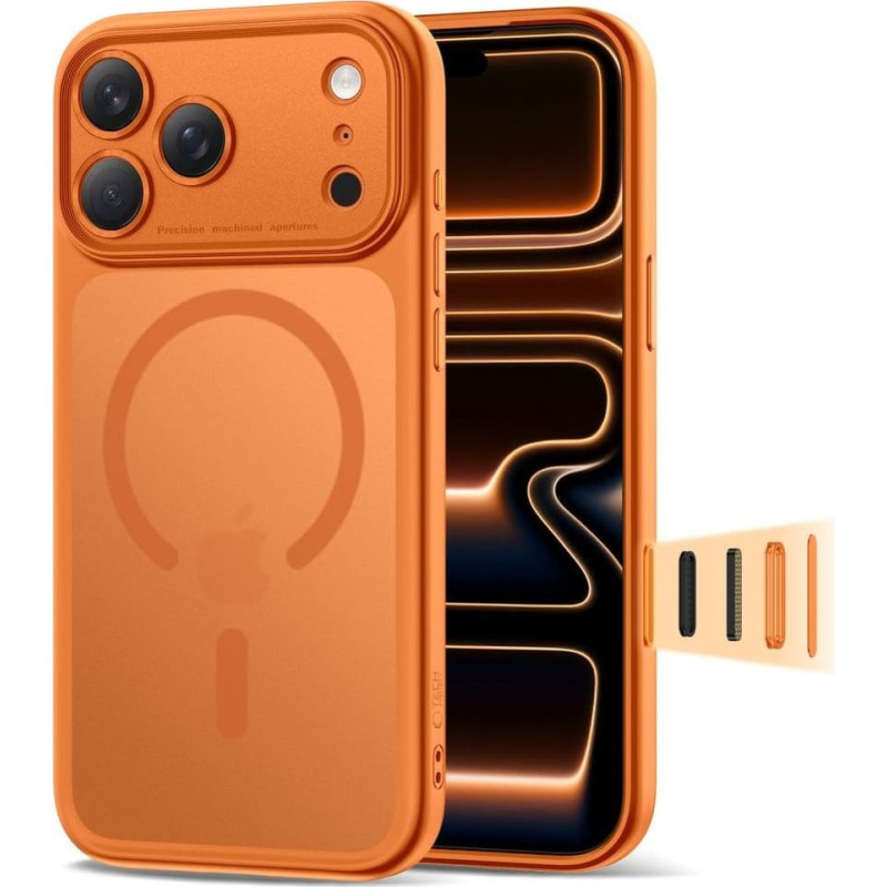 Tech-Protect MAGPEAK MAGSAFE CC IPHONE 17 PRO MATTE COSMIC ORANGE