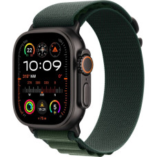 Apple Smartwatch Apple Watch Ultra 2 GPS + Cellular 49mm Black Titanium Case Alpine Loop Medium Zielony (MX4R3RB/A)