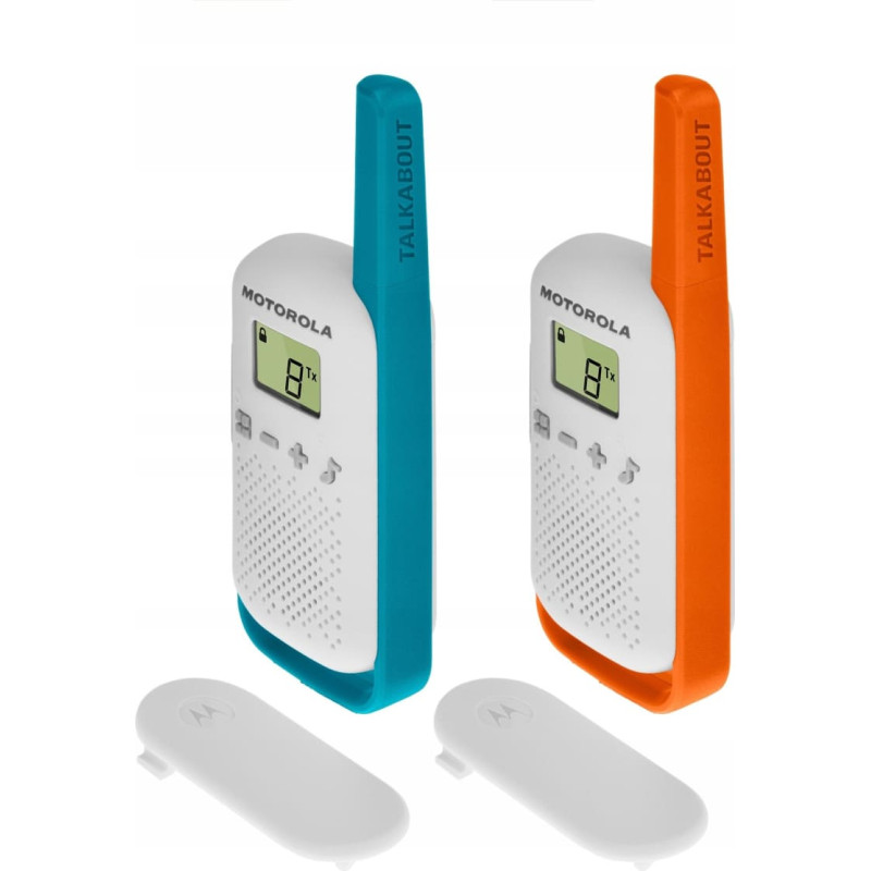 Motorola Kr&oacute;tkofal&oacute;wka T42 2-pack Pomarańczowe + Niebieskie