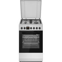 Kombinuota dujinė viryklė HFSC-S65MIXFD-SL HEINNER