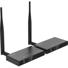 Digitus Wireless Video Extender/Splitter Set HDMI > HDMI, 100 meters, HDMI extension (black, transmitter unit + receiver unit)