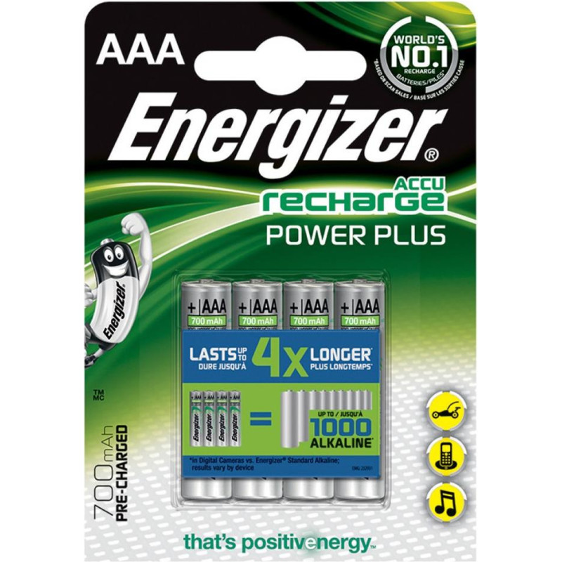 Energizer Power Plus Battery AAA / R03 700mAh 4 pcs.