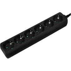 Logilink Power strip LogiLink 6 sockets 1.5 m black (LPS238B)