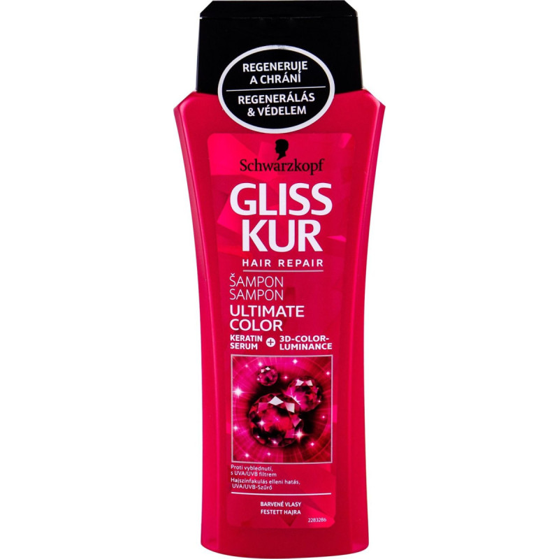 Gliss Kur Ultimate Color Shampoo hair shampoo toned and bleached 250ml
