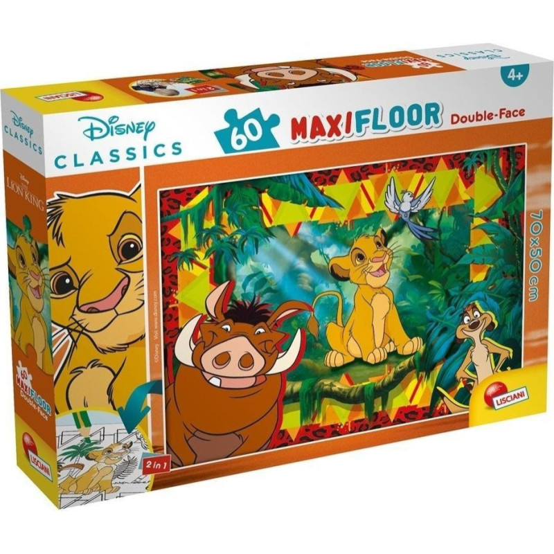 Lisciani LISBIAN DISNEY PUZZLE DISTRONES MAXI KING LEW 60 EL.