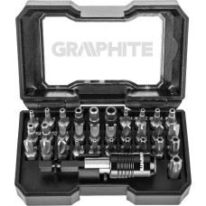 Graphite Screwdriver tips (Service bit set, 32 pc.)