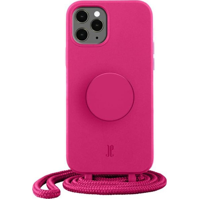 Just Elegance Etui JE PopGrip iPhone 11 Pro 5.8" pink/orchid flower 30051 (Just Elegance)