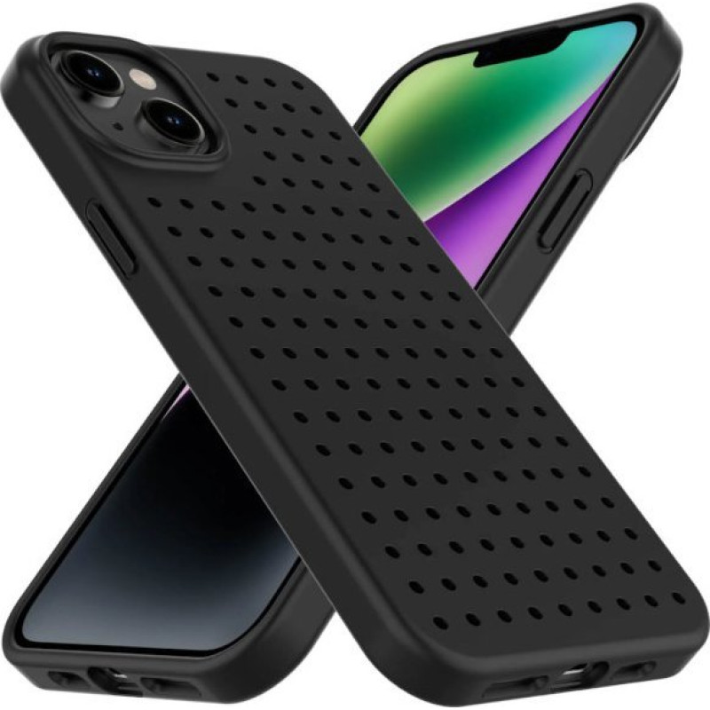 Pinit Zestaw Etui Pinit Dynamic + Tattoo Pin iPhone 14 6.1" czarny/black wzór 1