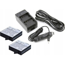 Cameron Sino Set Charger +2x Battery Az16-1 Xiaomi Yi 2