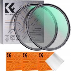 K&F Concept Filtr Kf Zestaw Filtrów 2w1 Filtr Black Diffusion 1/4 Oraz 1/8 K&f Concept Na 58mm / Sku.1712v1