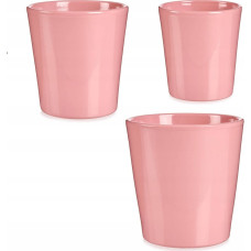 Ibergarden Zestaw doniczek ceramicznych CONICAL, pastelowe kolory, 3 sztuki