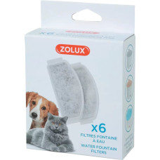 Zolux ZOLUX Filtr do fontanny dla psa i kotów 6 szt.