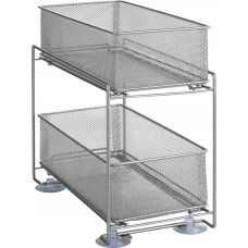 Wenko Regał kuchenny 2 poziomy, metalowy na przyssawki, WENKO