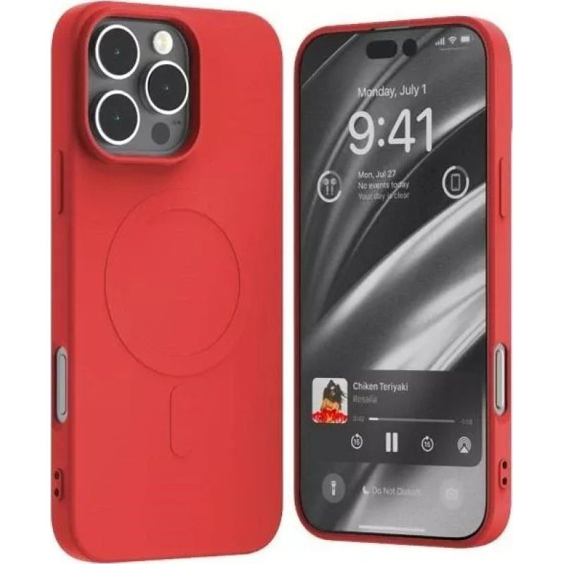 Mercury Goospery Mercury Mercury MagSafe Semi-Silicone iPhone 16 Pro Max 6,9" czerwony /red