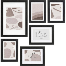 Giftdecor Ramka Giftdecor Ramki na zdjęcia na ścianę MURAL, 7 ramek różnej wielkości