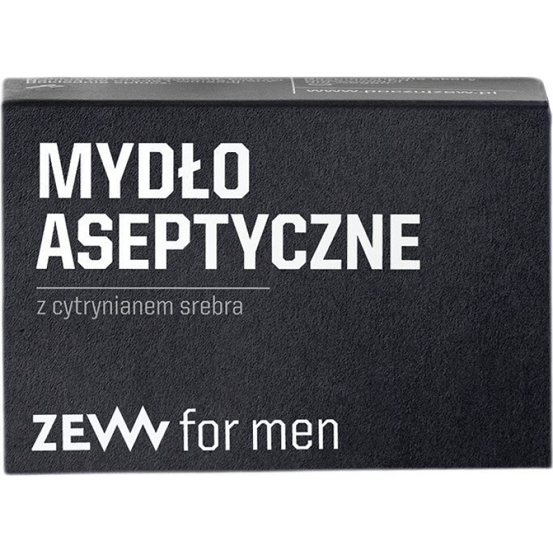 Zew For Men Mydło aseptyczne z cytrynianem srebra 85ml