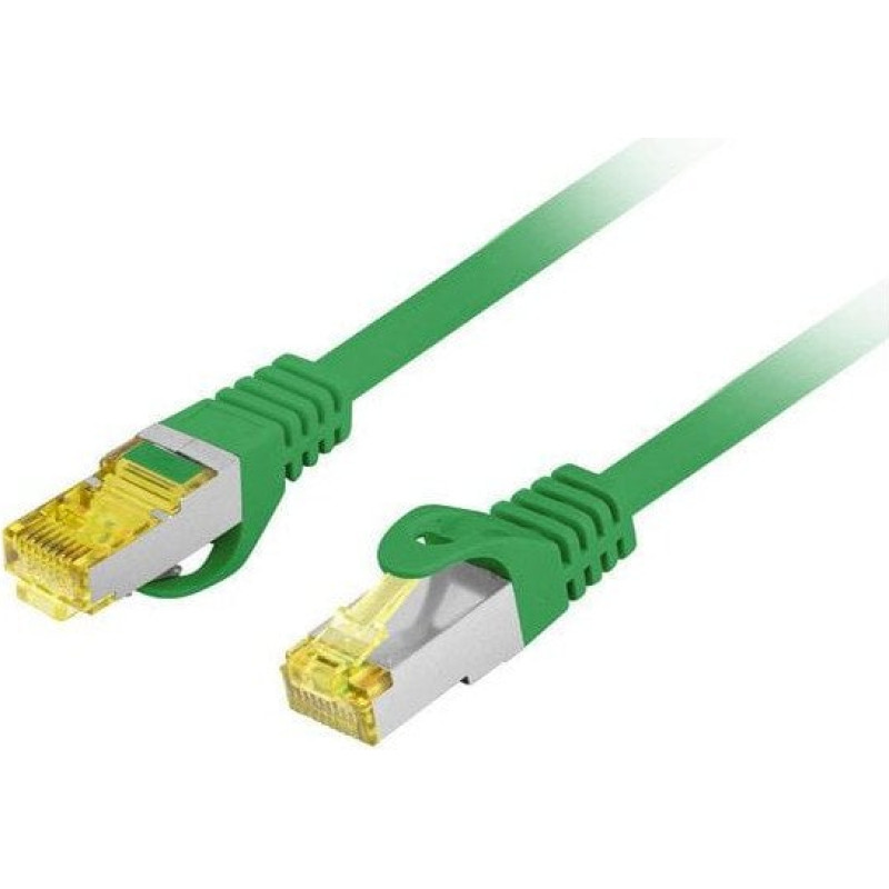 Lanberg PATCHCORD KAT.6A S/FTP LSZH CU 20M ZIELONY FLUKE PASSED LANBERG