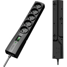 Ever Power strip Ever Classic overvoltage 5 sockets 5 m black (T/LZ09-CLA050/0000)