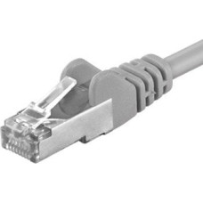 Premiumcord PREMIUMCORD Patch kabel CAT.6 F/UTP, RJ45-RJ45, AWG 26 15m šedá